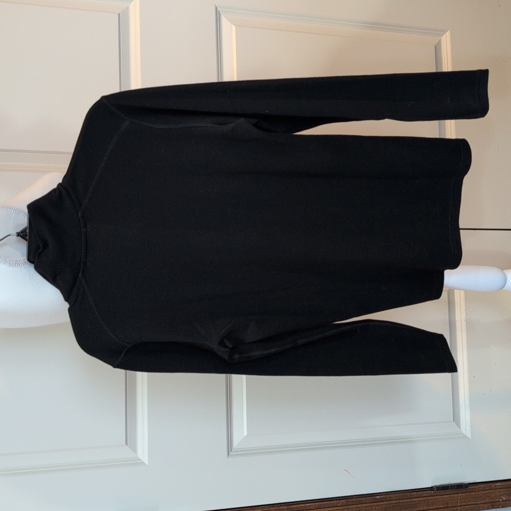 NWT Smartwool Men's Size Small Quarter Zip Sweater Black 100% Merino Wool - Picture 5 of 5